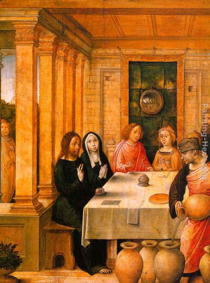 The Marriage Feast at Cana painting - Juan De Flandes The Marriage Feast at Cana art painting